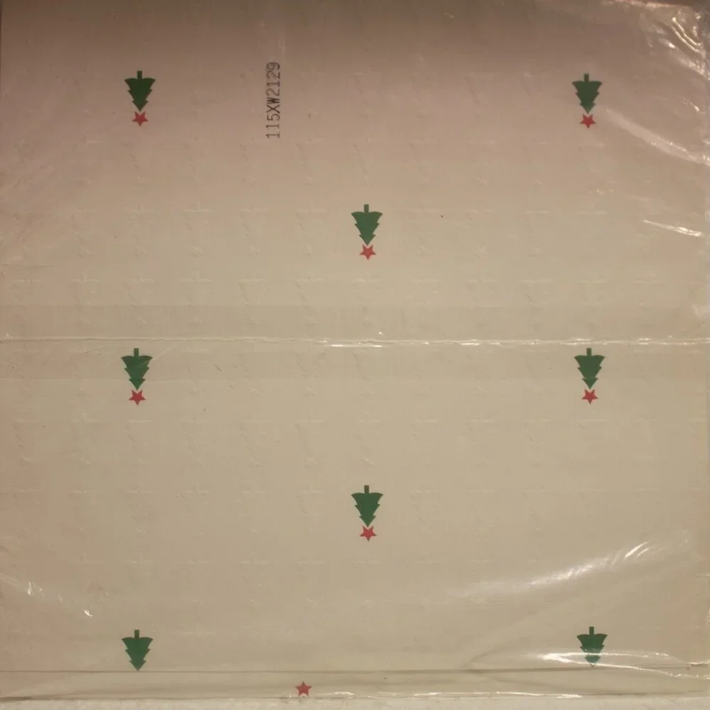 Vintage Hallmark Christmas Gift Wrap 2 Sheets 30x20 Inches New in Package